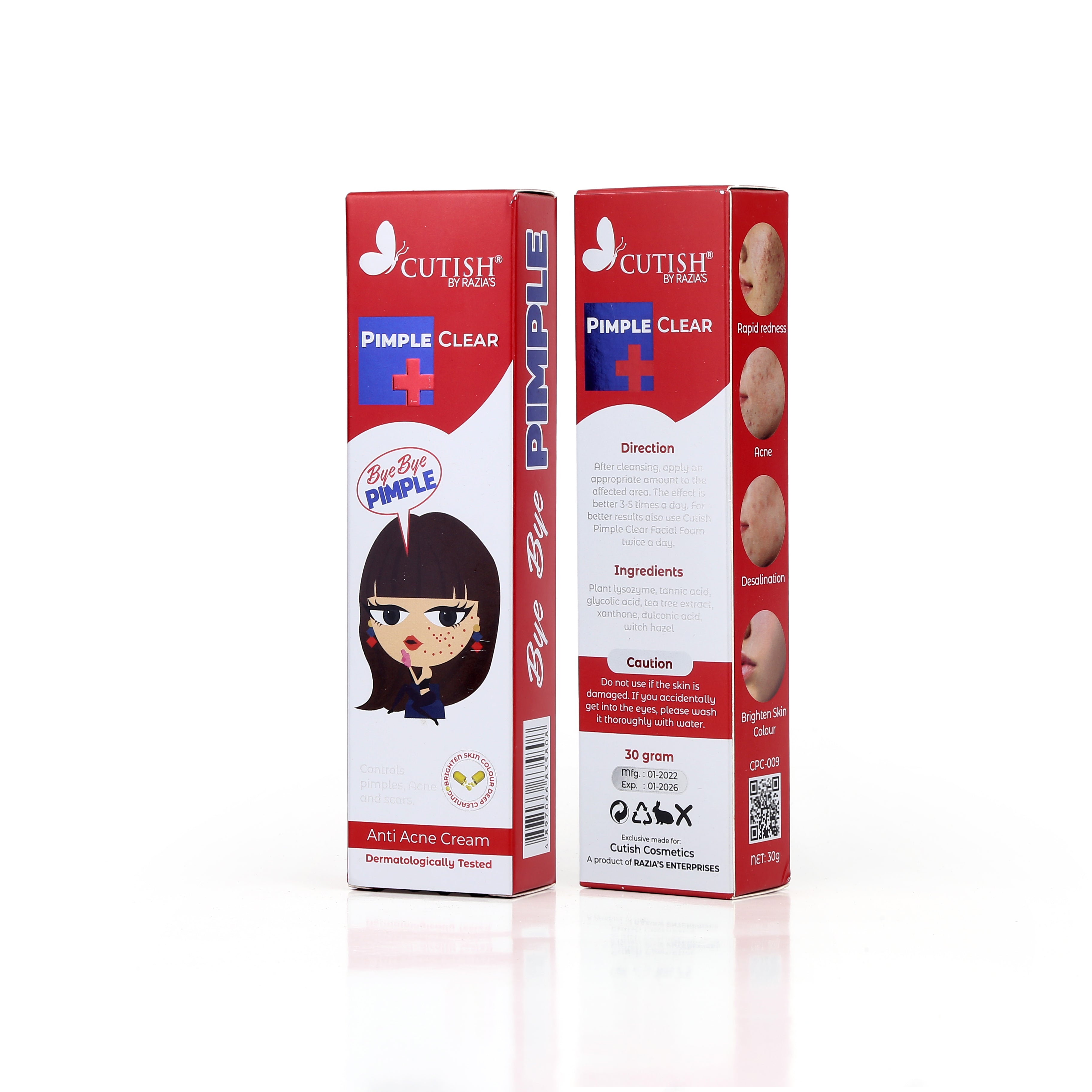 Cutish Pimple Clear - Bye Bye Pimple